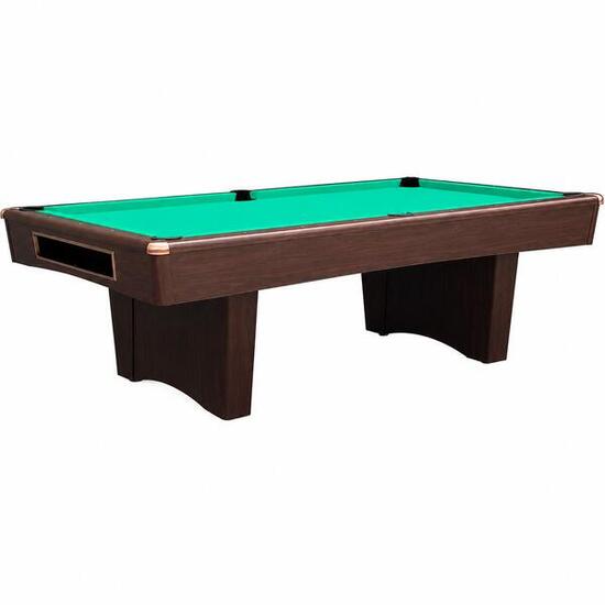 Table de billard John West Eliminator 7 pieds avec plateau en ardoise marron