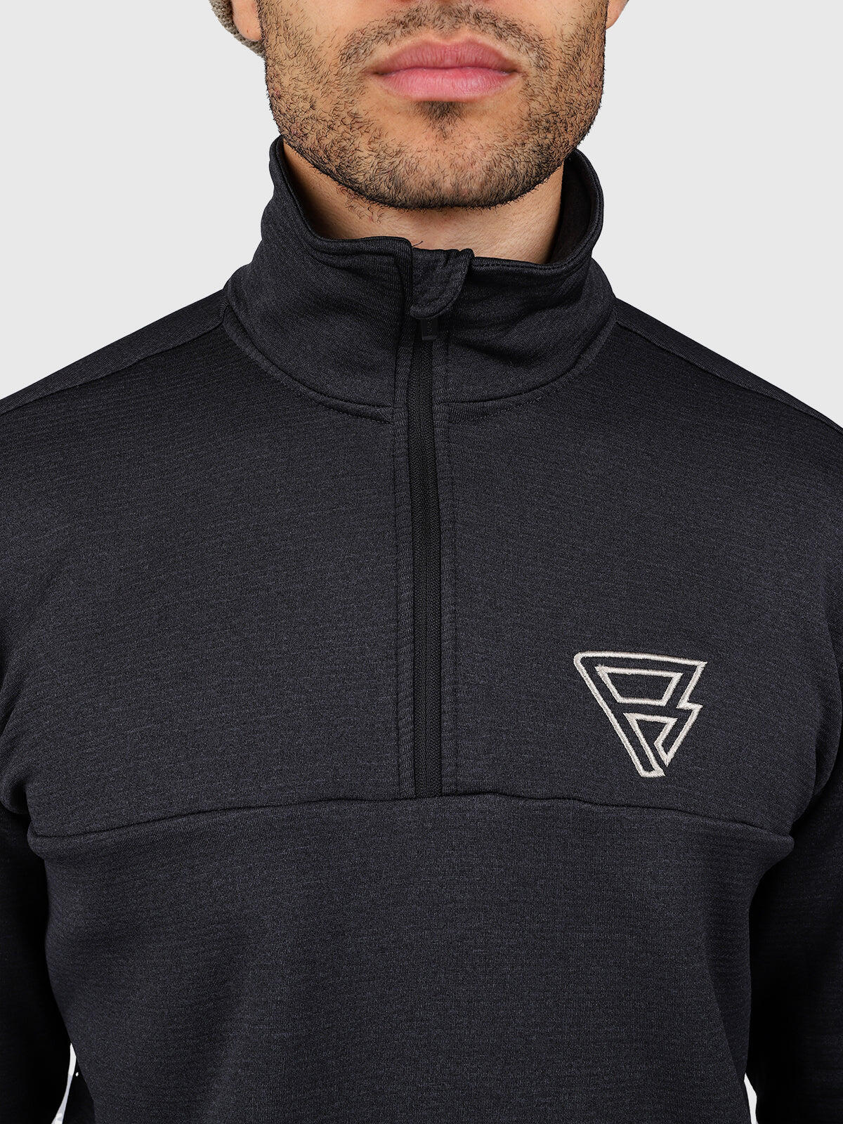 Daronst Heren Fleece Outdoor Fleece Lightweight Breathable Fleece Black 6/6