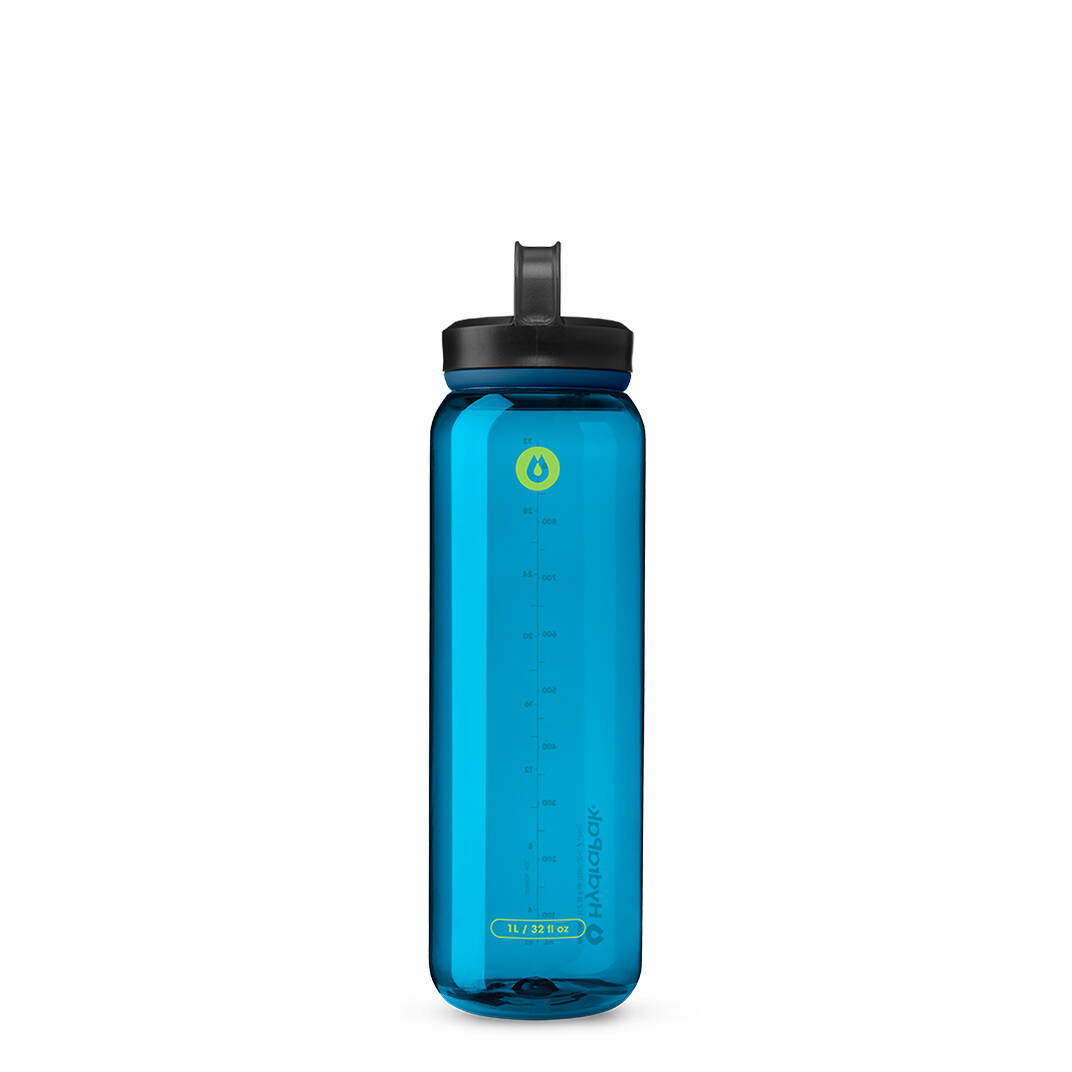 Hydrapak Recon Clip & Carry Water Bottle-Bay Blue (1 Ltr.) -  2