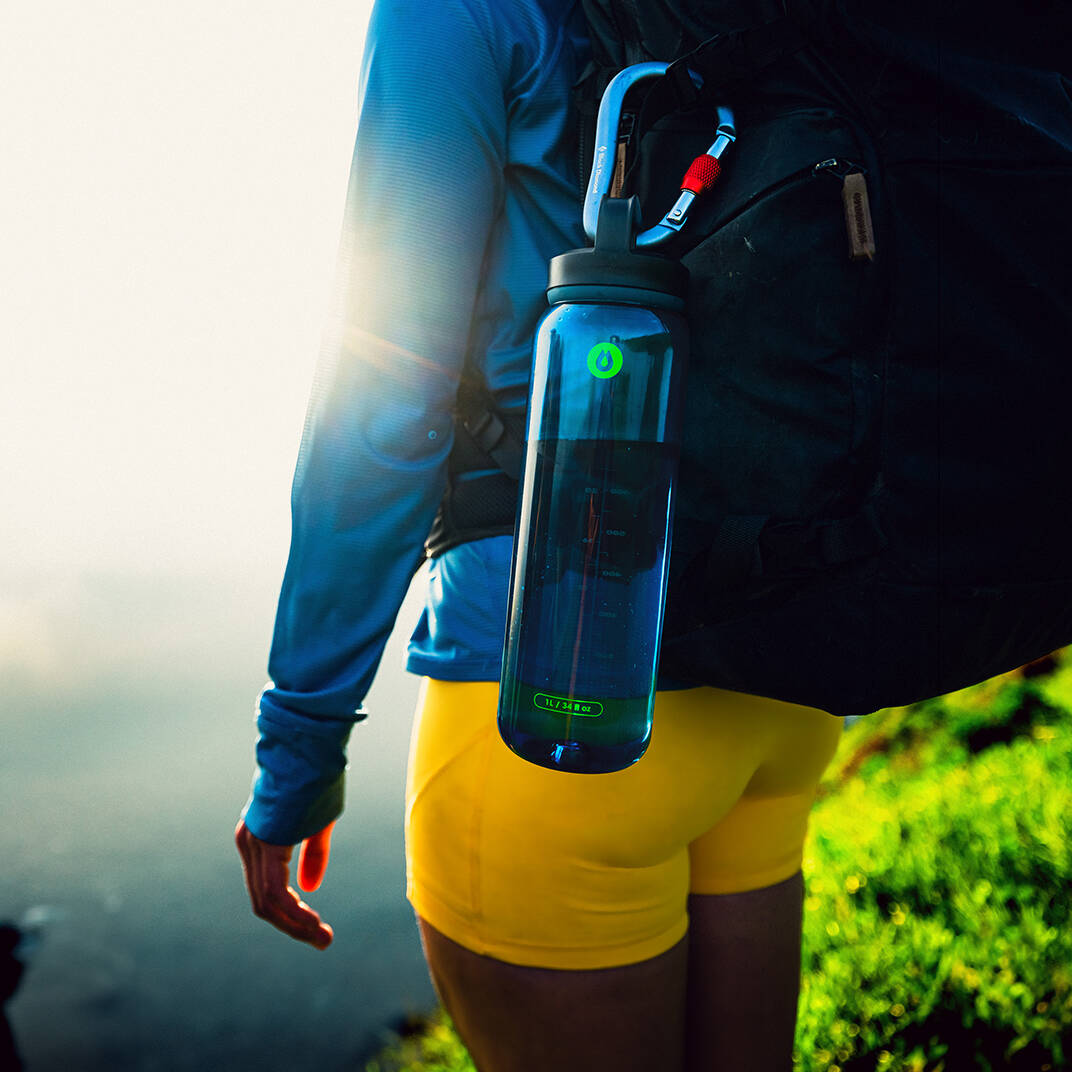 Hydrapak Recon Clip & Carry Water Bottle-Aspen Green (750ml) -  5