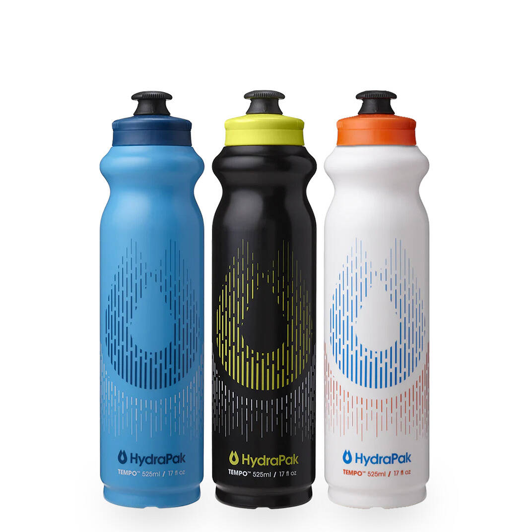 Hydrapak Tempo Running Water Bottles (525ml) (Pack of 3) -  1