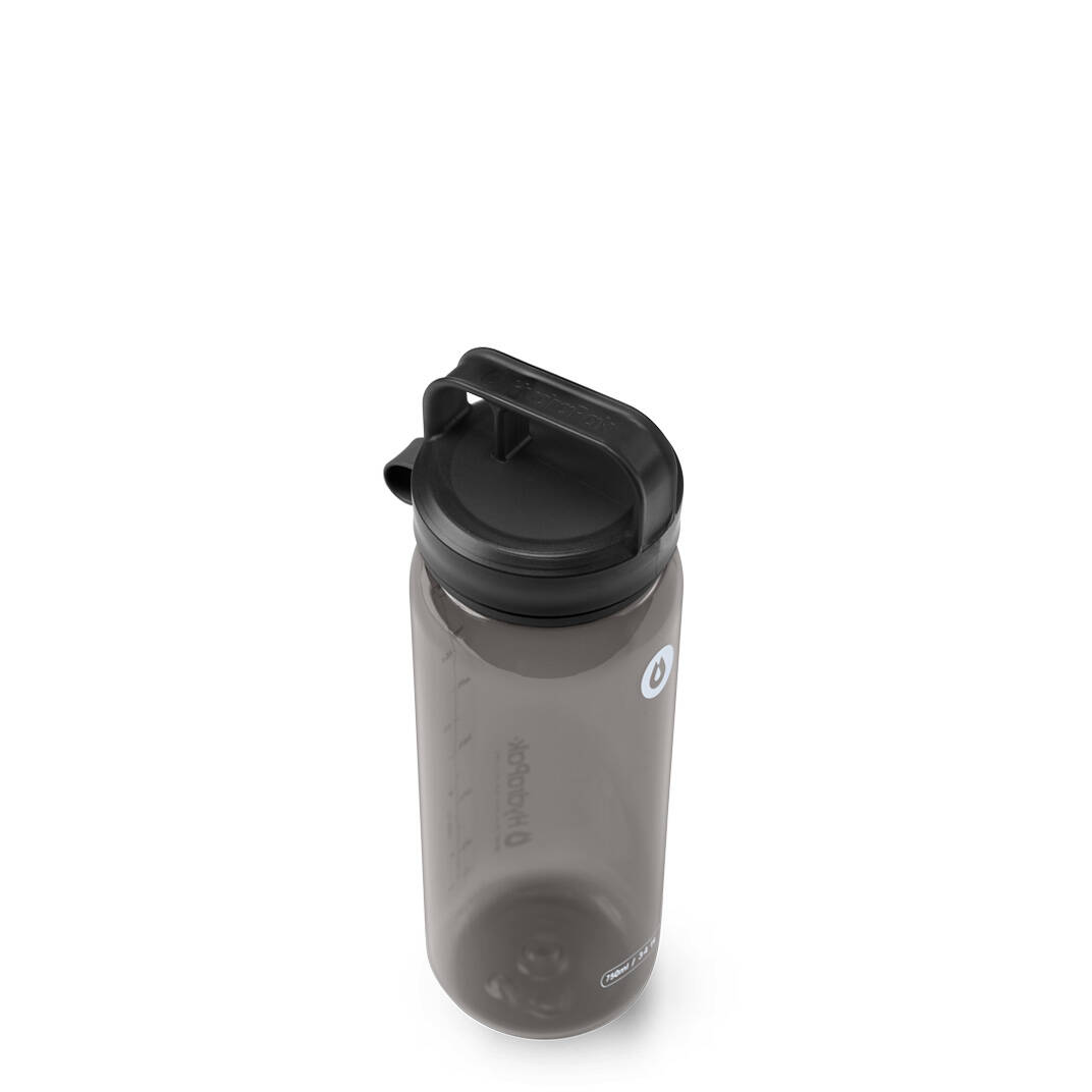 Hydrapak Recon Clip & Carry Water Bottle-Charcoal Grey (750ml) -  2