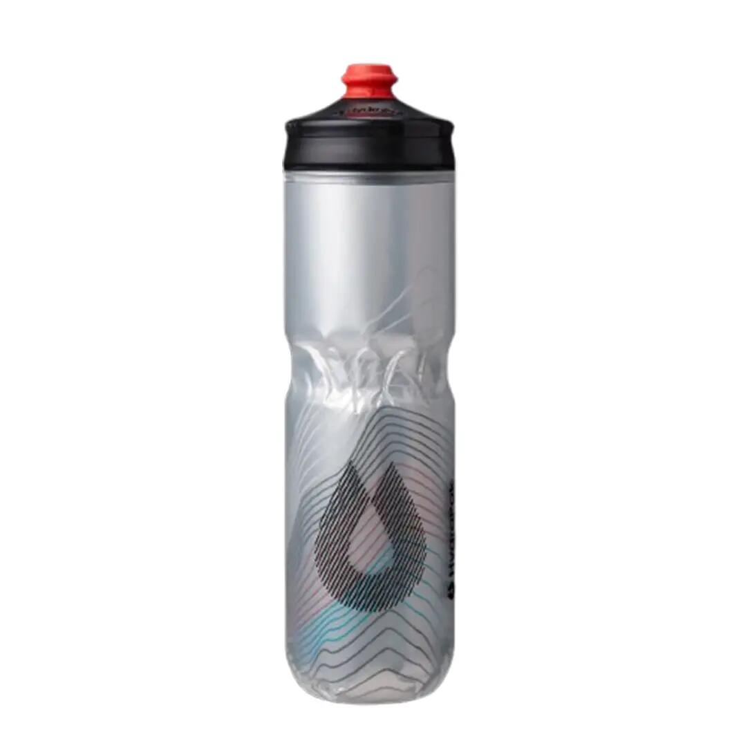 Hydrapak Polar Surge Insulated Ascent Bottle-Silver (700ml) -  1