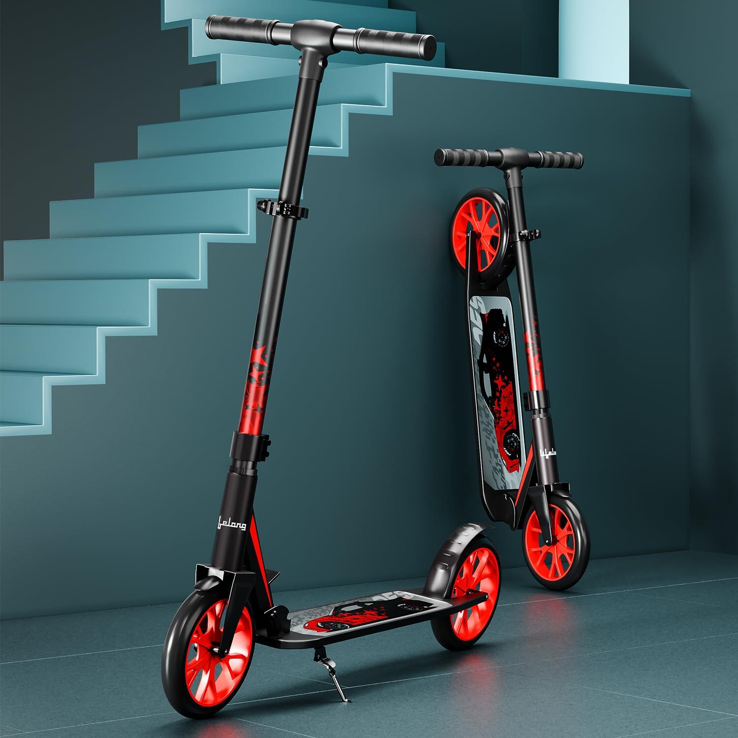 Lifelong Kick Scooter with Adjustable Height|Aluminium Frame-image-14