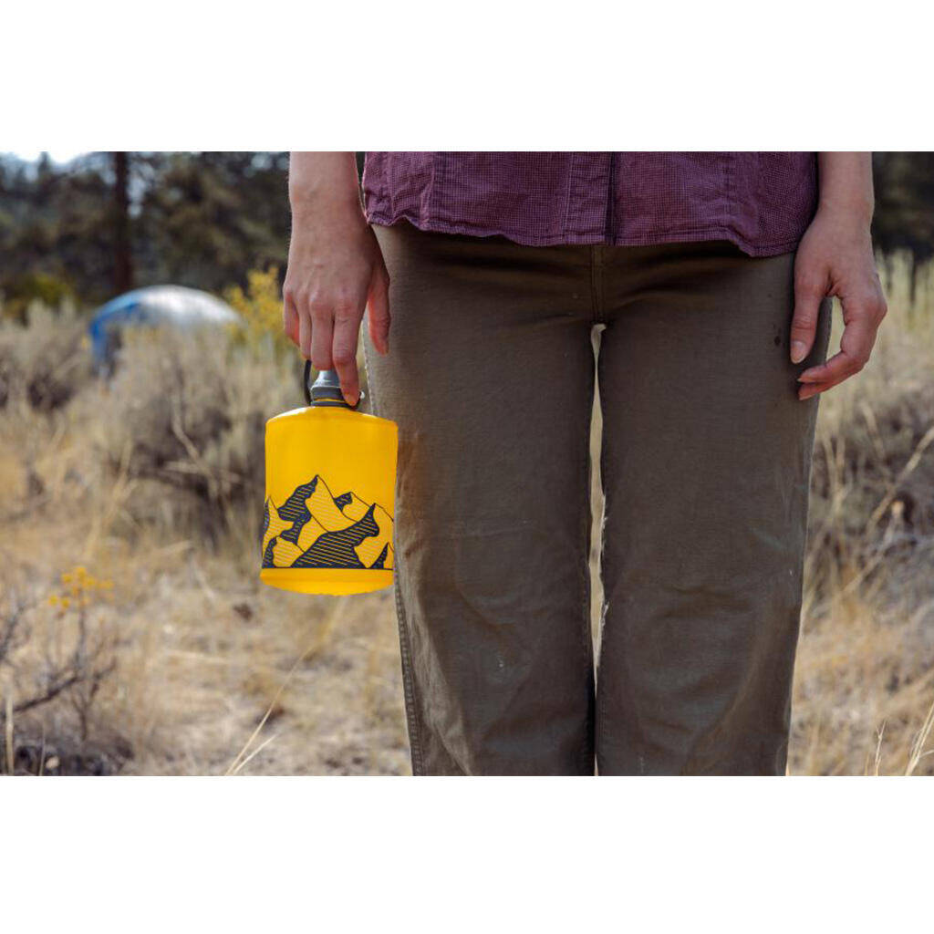 Flexible Water Bottle Stow - Golden Yellow (1L) -  3