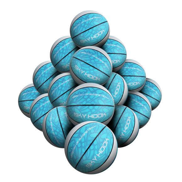 STRADIA “SKY HOOK” Basketball (Blue) – Sizes 5, 6, 7 – Pack of 20