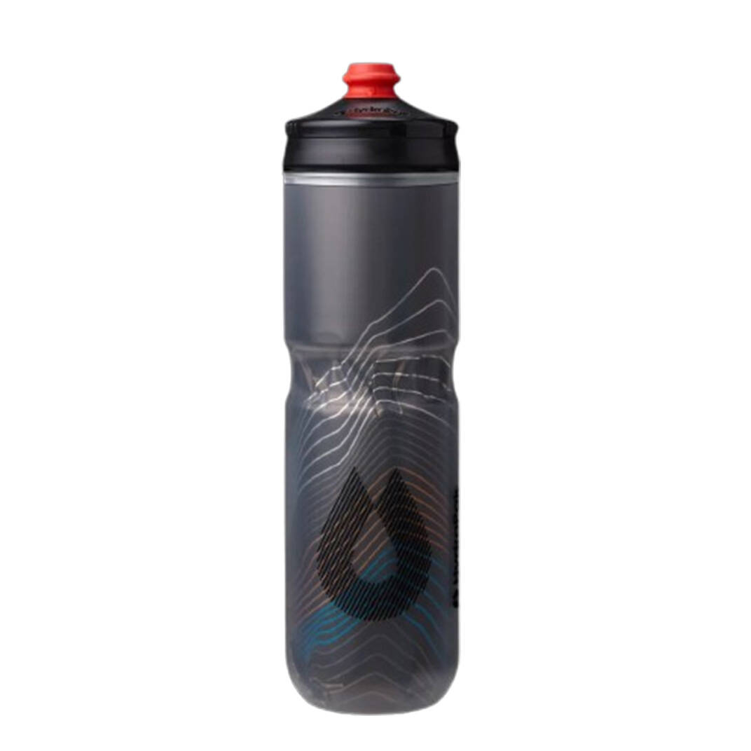 Hydrapak Polar Surge Insulated Ascent Bottle-Black (700ml) -  1