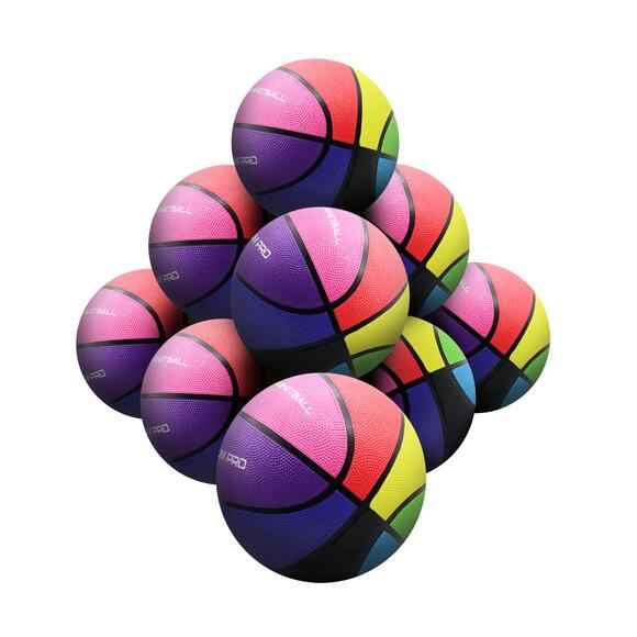 STRADIA “SPECTRUM PRO” Basketball – Size 5 – Pack of 10