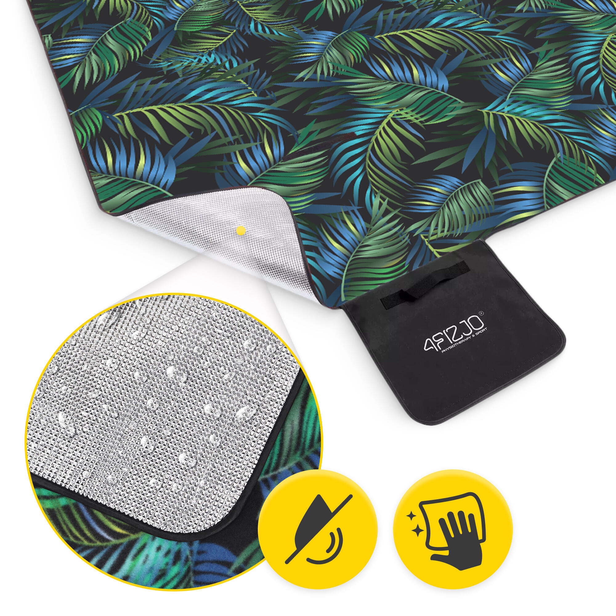 Coperta picnic impermeabile isolante spiaggia campeggio outdoor 4FIZJO 6/7