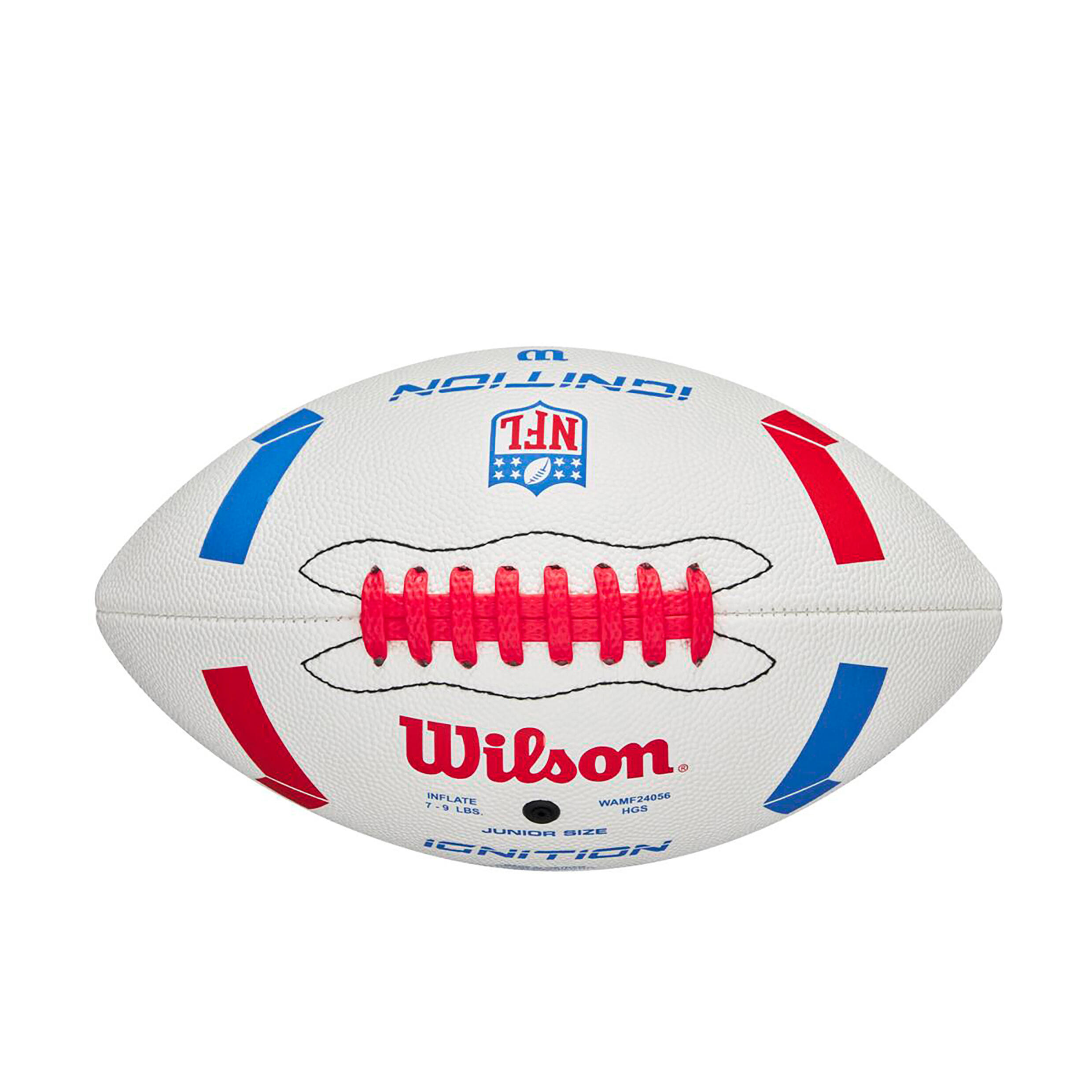 Ballon de football américain Wilson NFL IGNITION White Junior 4/7