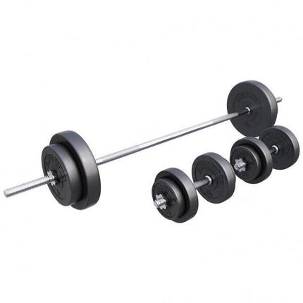 Halterset 60 kg - Kunststof - Halters met Gewichten - 30 mm