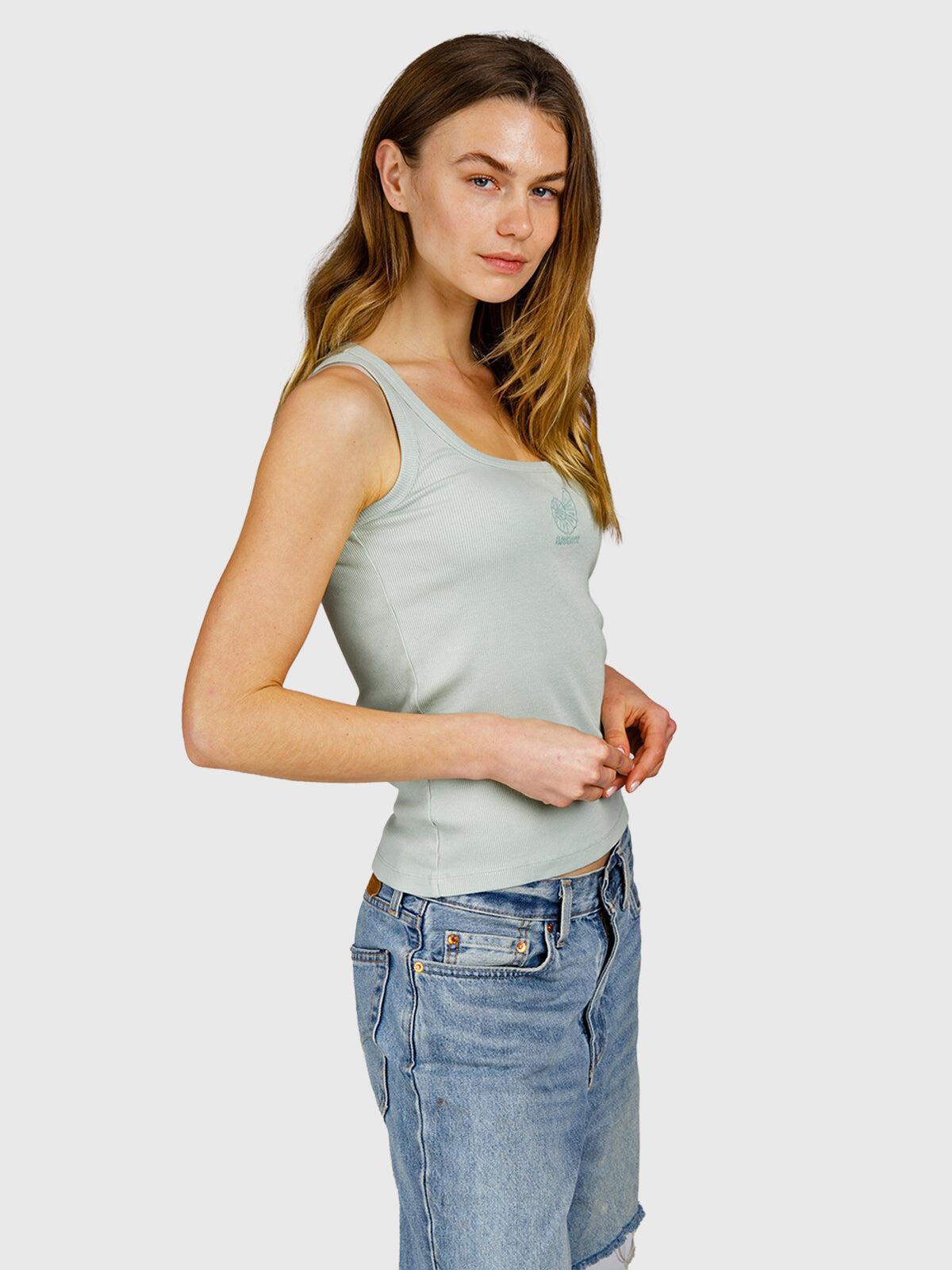 Toppira Damen Spitze Mode Leicht Aqua Grey 5/6