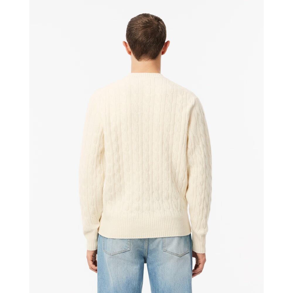 Sudaderas Hombre Lacoste Ah2924 Sweater Blanco 2/6