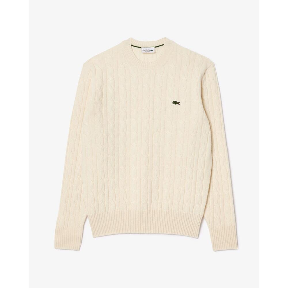 Sudaderas Hombre Lacoste Ah2924 Sweater Blanco 6/6