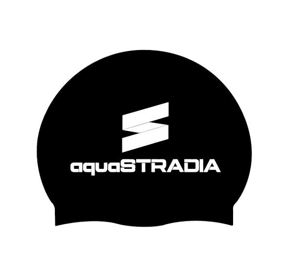 aquaSTRADIA Monochrome Flat Cap (CAP 100-A: Black Colour, Kids Size)