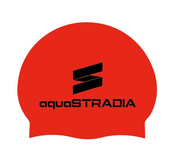 aquaSTRADIA Monochrome Flat Cap ( CAP 100-C: Red Colour, Kids Size)