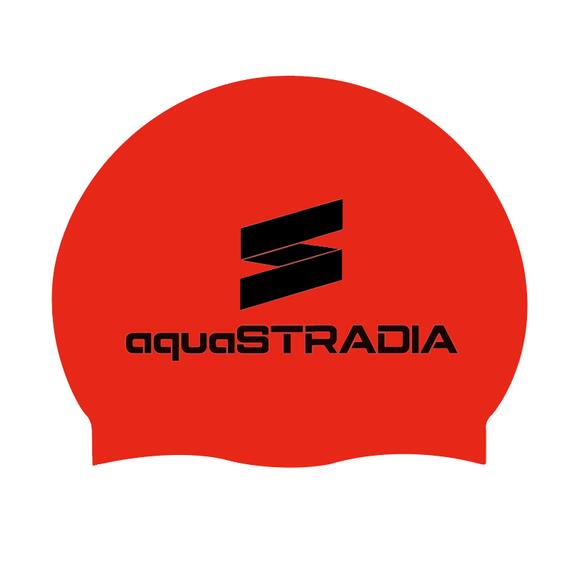 aquaSTRADIA Monochrome Flat Cap ( CAP 100-C: Red Colour, Kids Size)