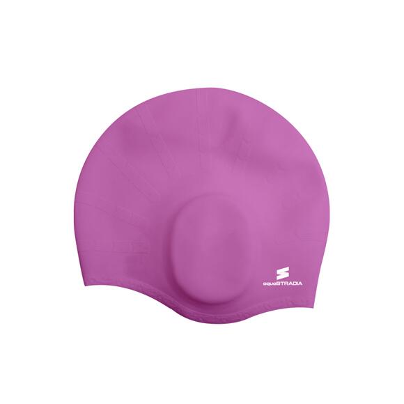 aquaSTRADIA Ear Protected Cap (CAP-113-A: Pink Colour, Kids & Adults size)