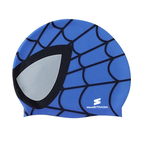 aquaSTRADIA Silk Screen Printing Cap - CAP-109-C (Blue Spiderman): Kids Size