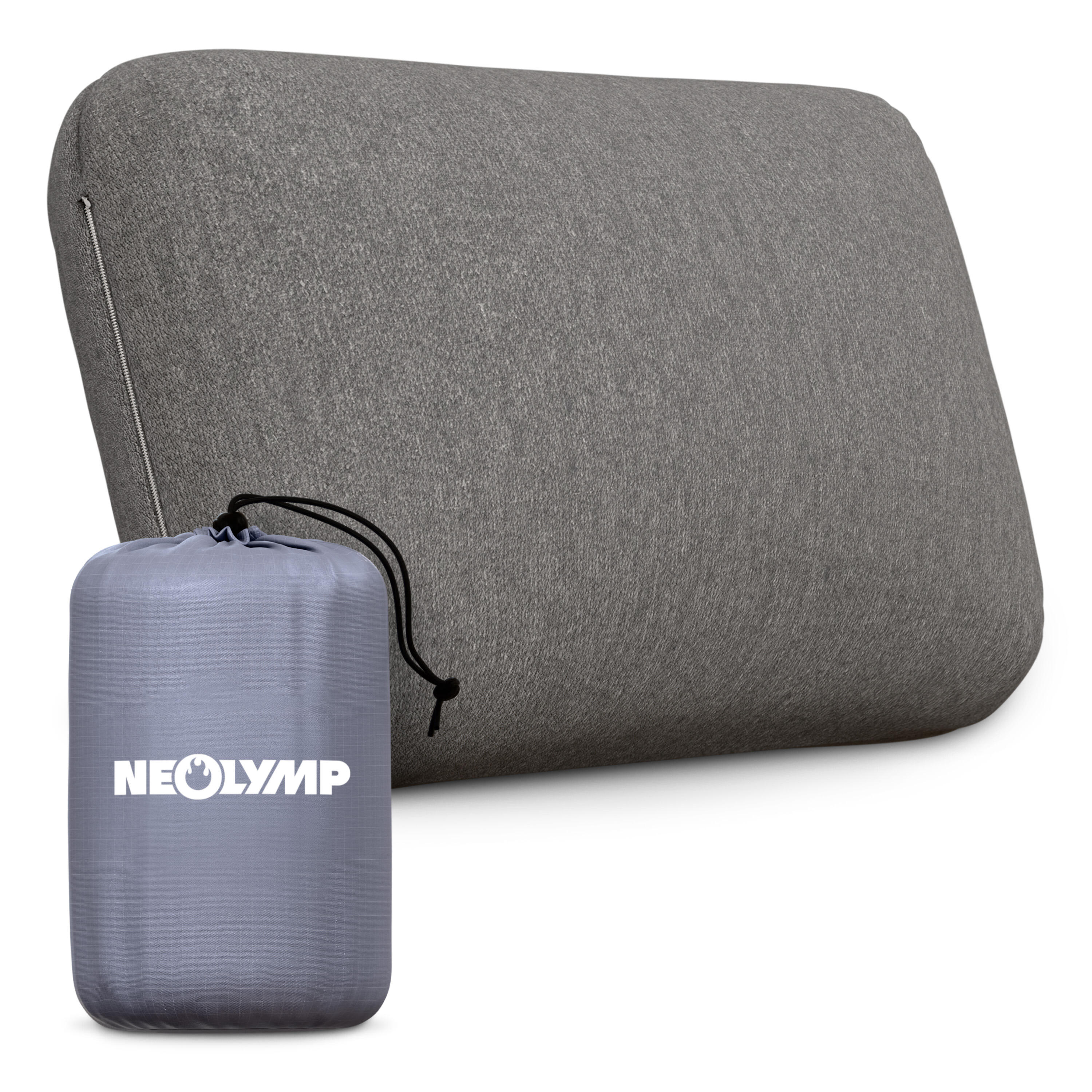 NEOLYMP Ergonomický cestovní polštář z paměťové pěny 50×30×10 cm, pratelný