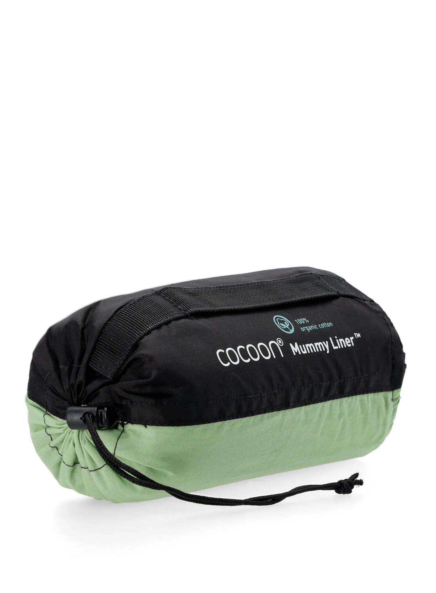 Wkładka do śpiwora Cocoon MummyLiner - Organic Cotton - forest shade 3/5