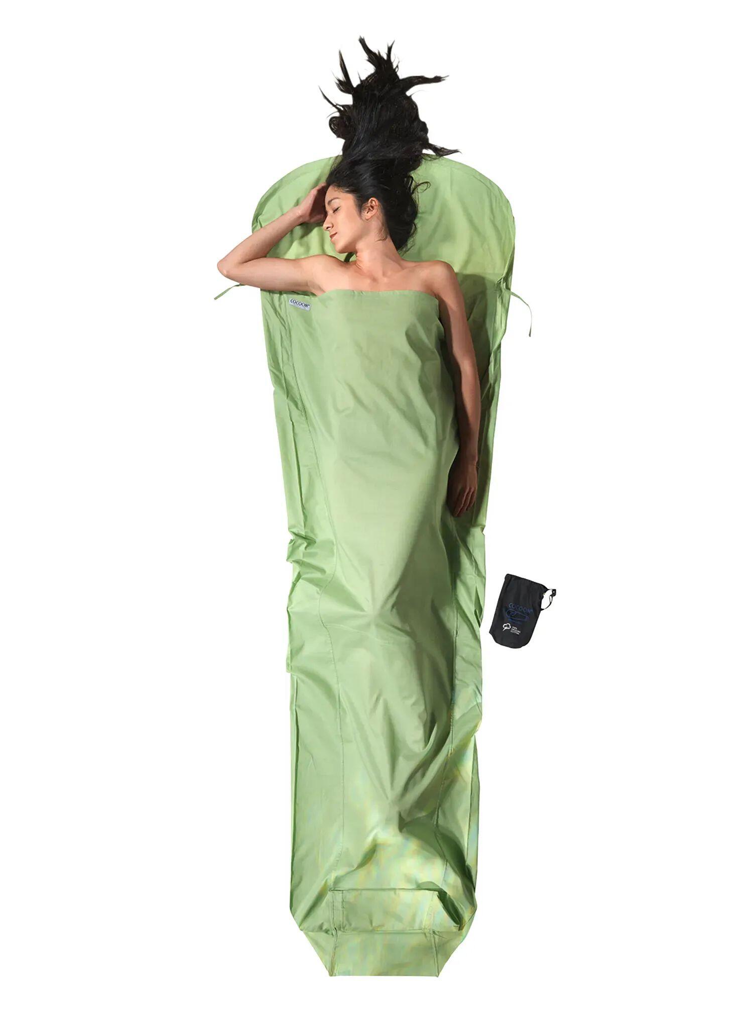 Wkładka do śpiwora Cocoon MummyLiner - Organic Cotton - forest shade 2/5