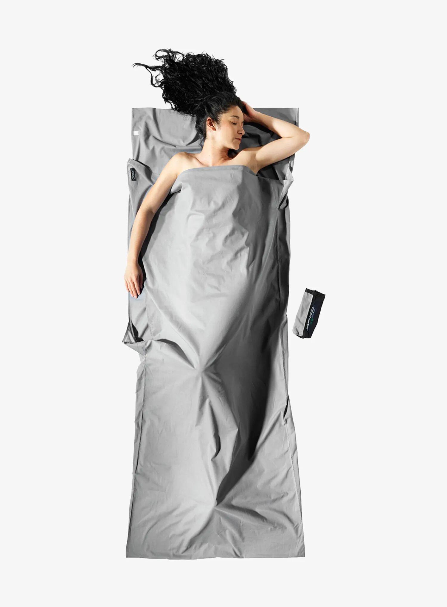 Wkładka do śpiwora Cocoon TravelSheet - Insect Shield - Cotton - safari grey 4/6