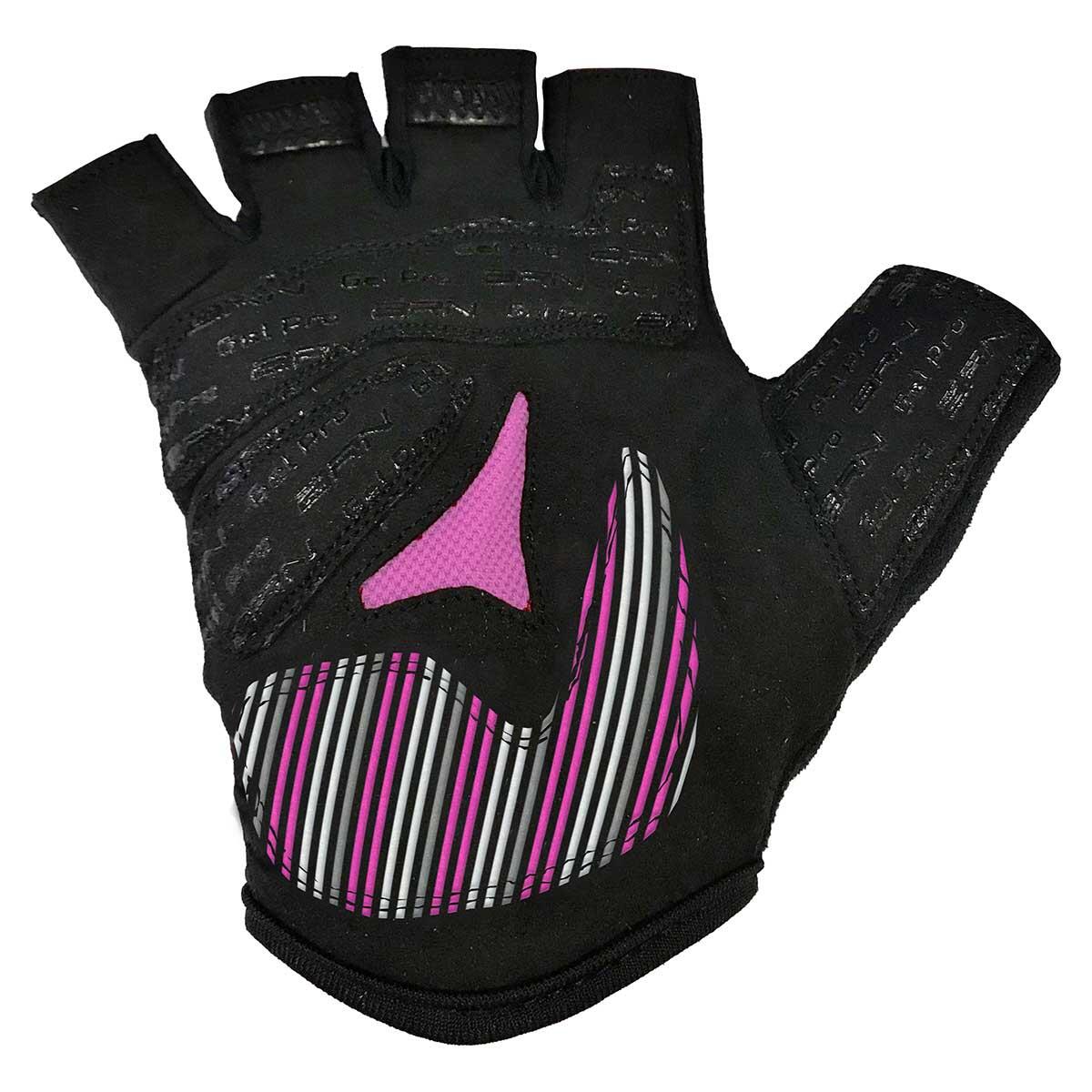 Guanti BRN Gel Pro Line neri/fucsia fluo, taglia S 2/2