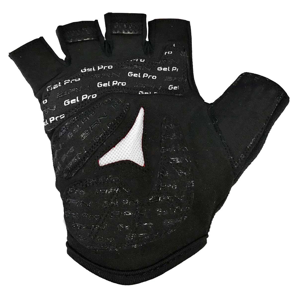 Guanti BRN Gel Pro Bend neri/bandiera italiana, taglia L 2/2
