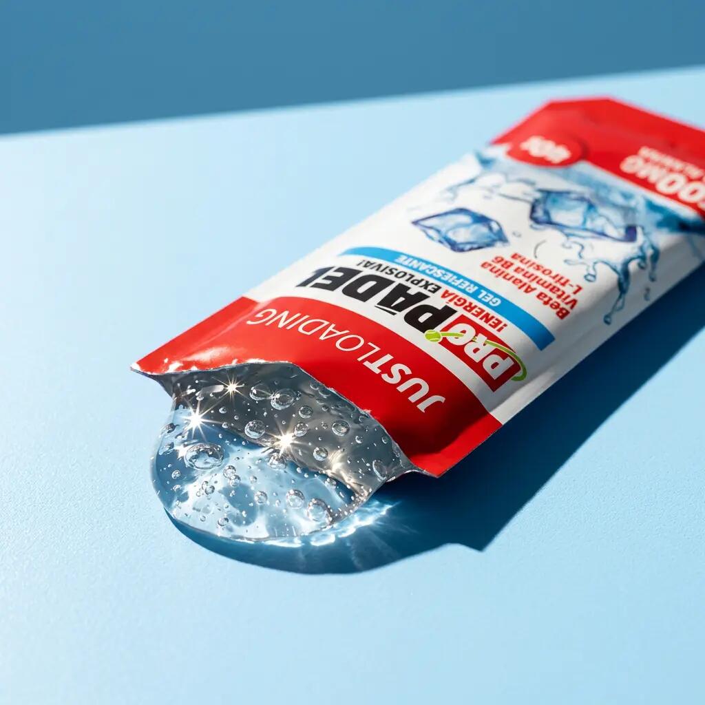 JUSTLOADING Gel energético refrescante para pádel 42 g, 1 unds 2/4