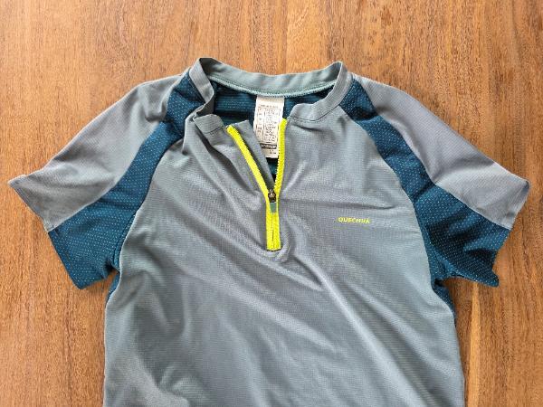 Tussen Particulieren - Quechua Wandel-T-shirt kinderen MH900 groen 7-8j 3/3