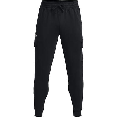 Broek under armour rival fleece cargo, zwart, mannen