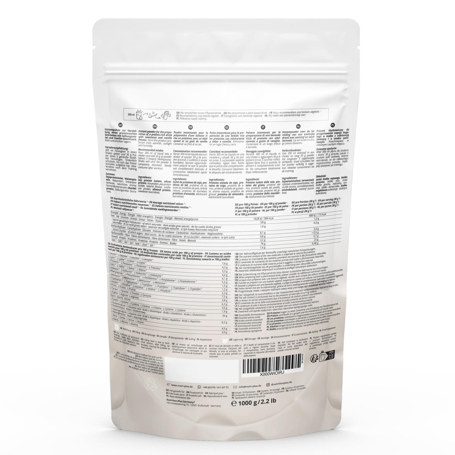 Proteinpulver 6K 1000g - Vanilla 2/6