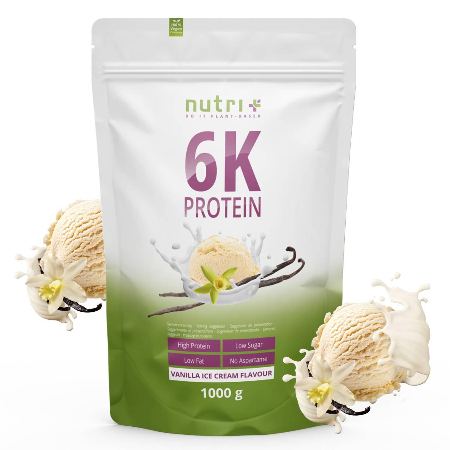 Proteinpulver 6K 1000g - Vanilla Ice-Cream 1/5