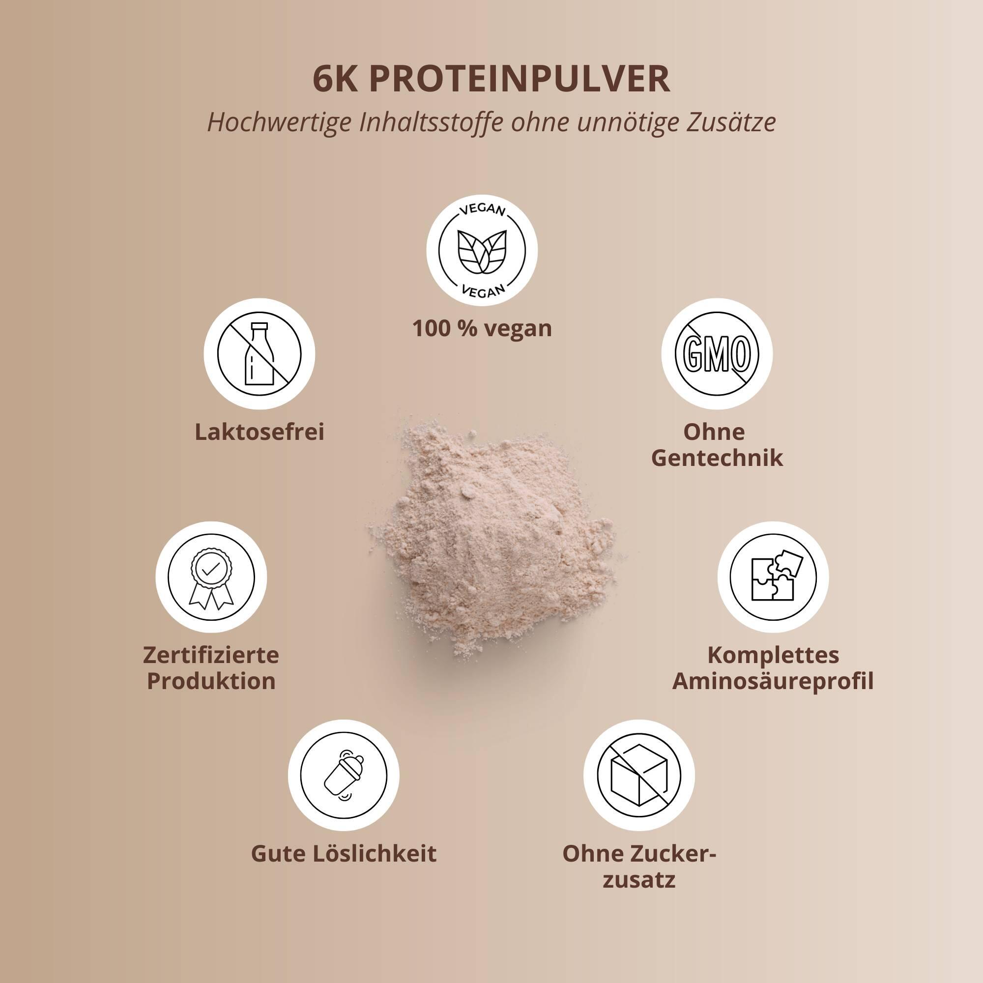 Proteinpulver 6K 1000g - Hazelnut 4/5