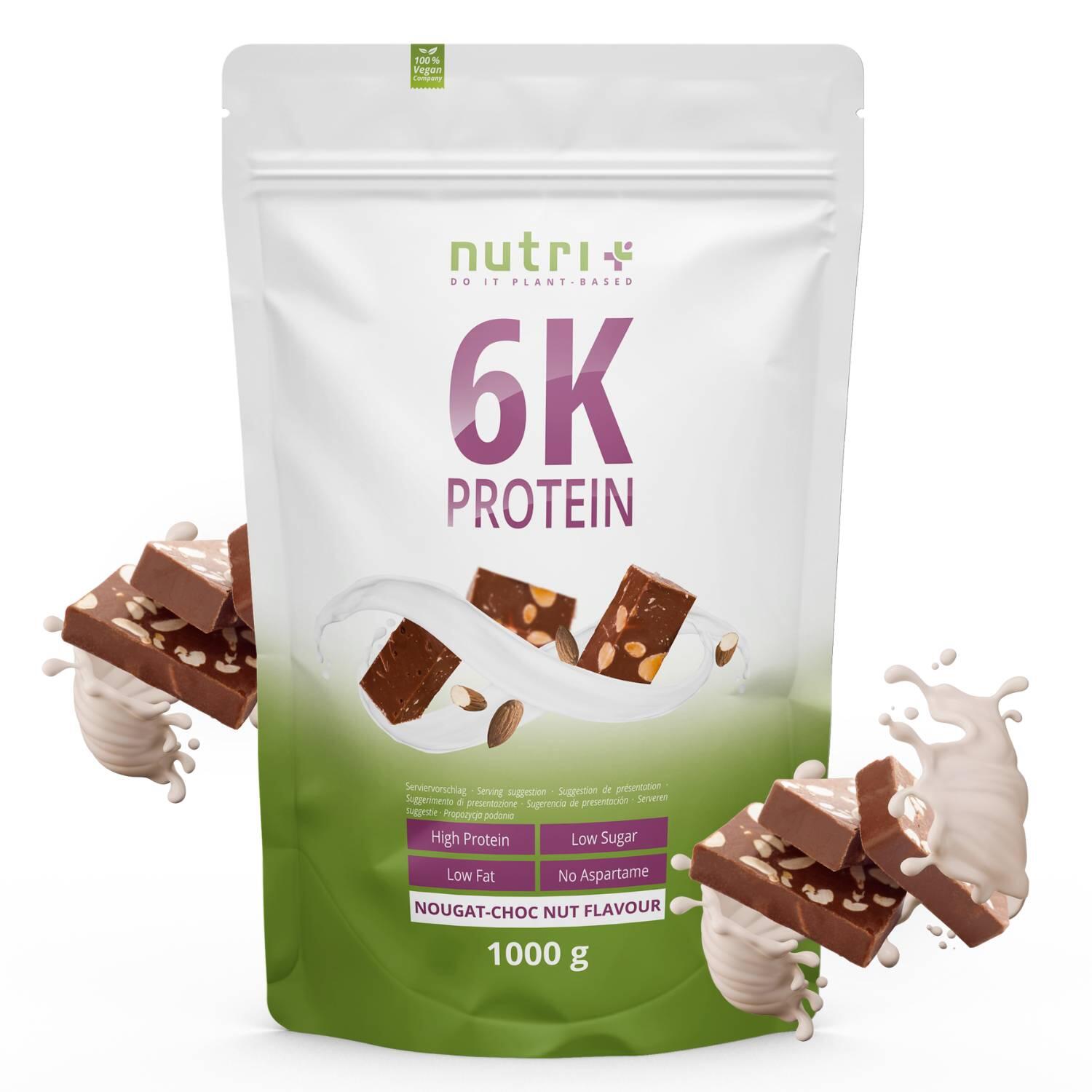 Proteinpulver 6K 1000g - Nougat-Choc Nut 1/5