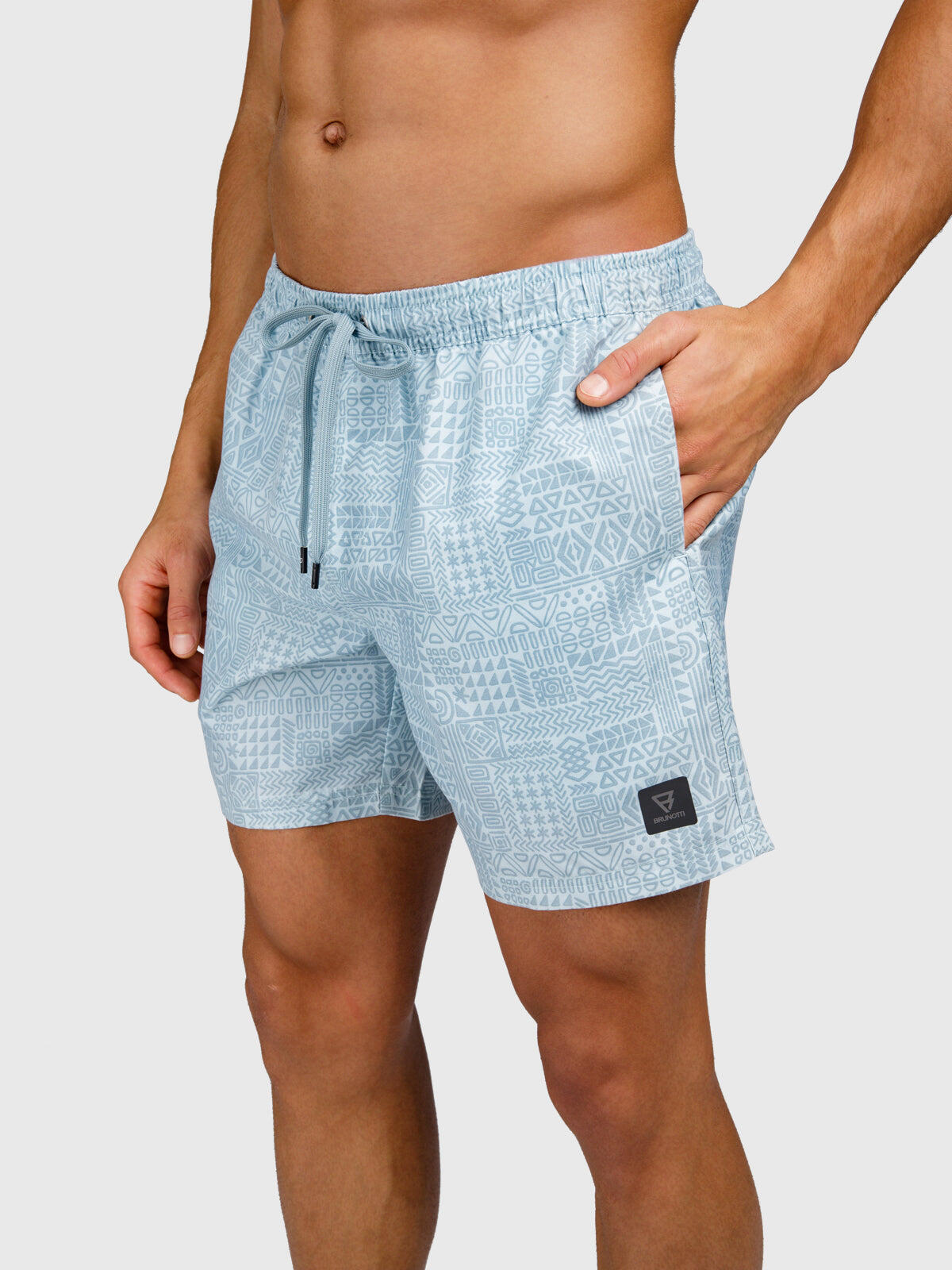Helios-Print Heren Zwembroek Watersport Met Zakken Mist - Print 7/7