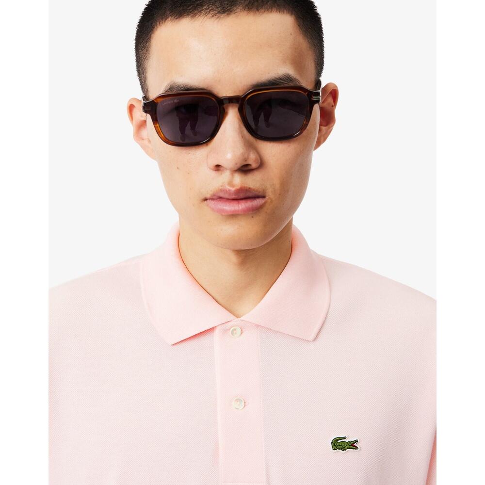 T-Shirt manga curta Lacoste L1212 Castanho 3/7