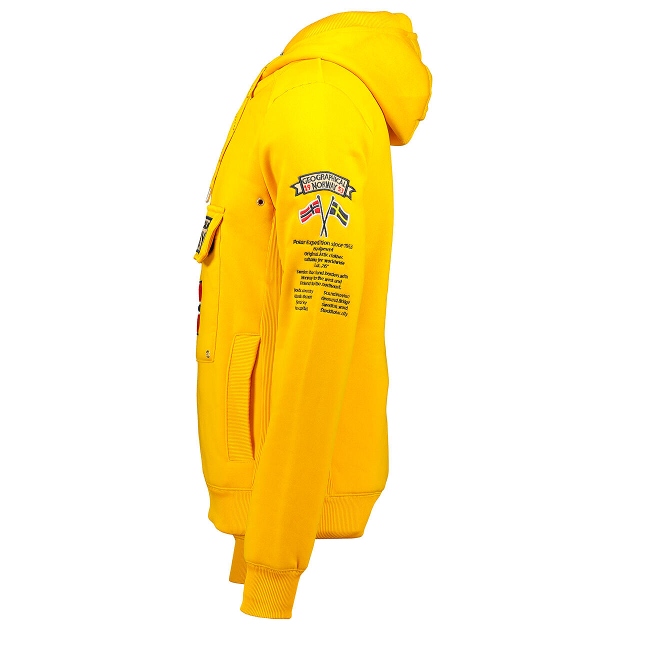 Sudadera de hombre Geographical Norway Gymclass Mostaza 4/4