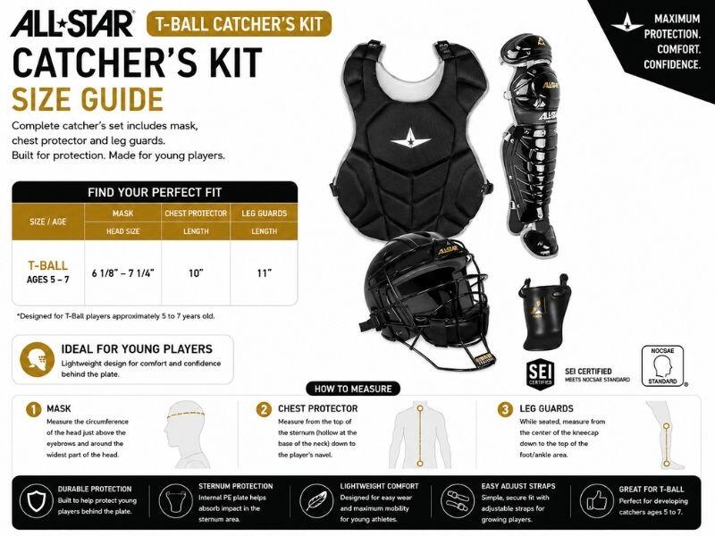 All Star CKCCTBALL Kit du receveur T-Ball Couleur Noir 2/2