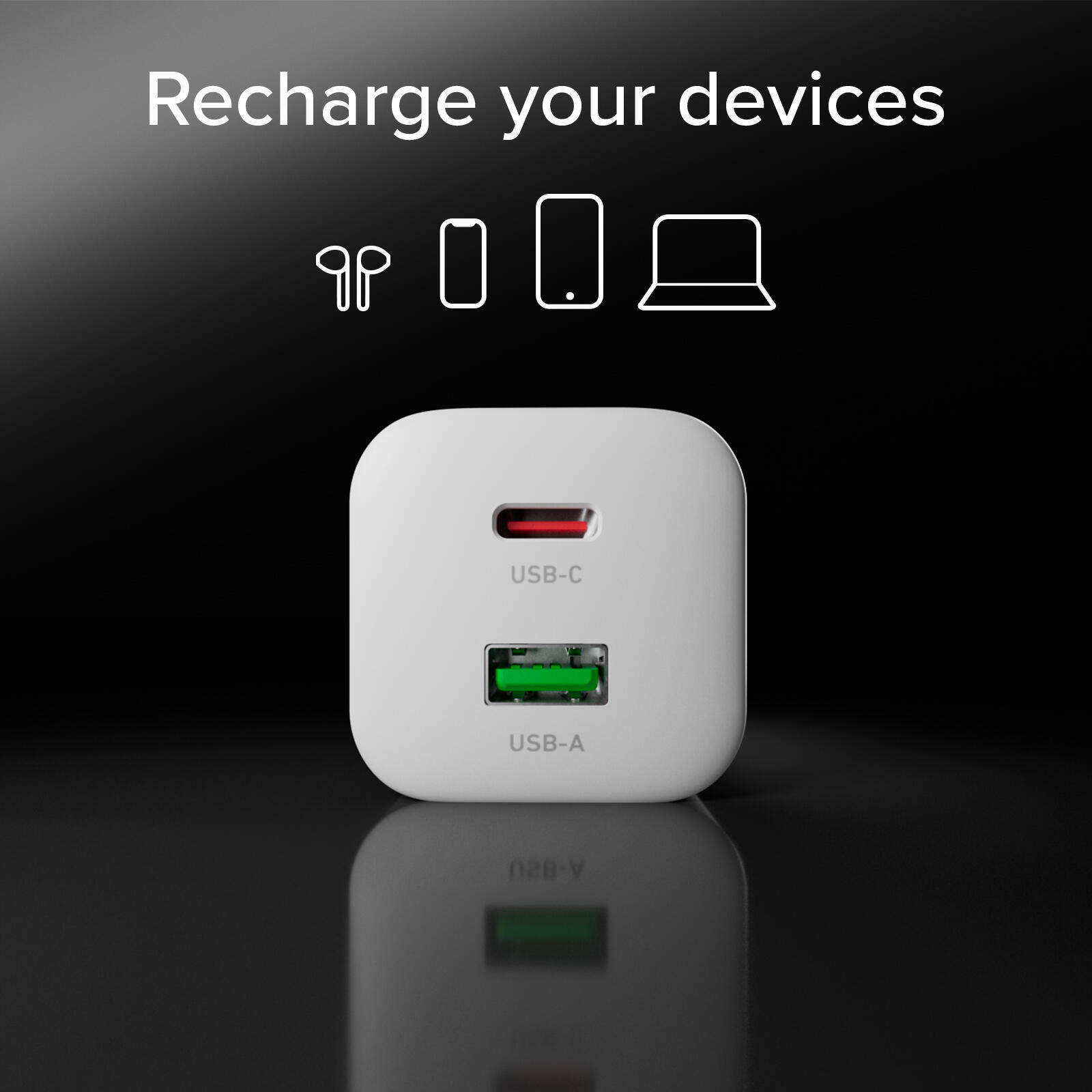 Kit caricatore da parete 45W GaN e Power Delivery, con cavo USB-C 1.5m 3/7