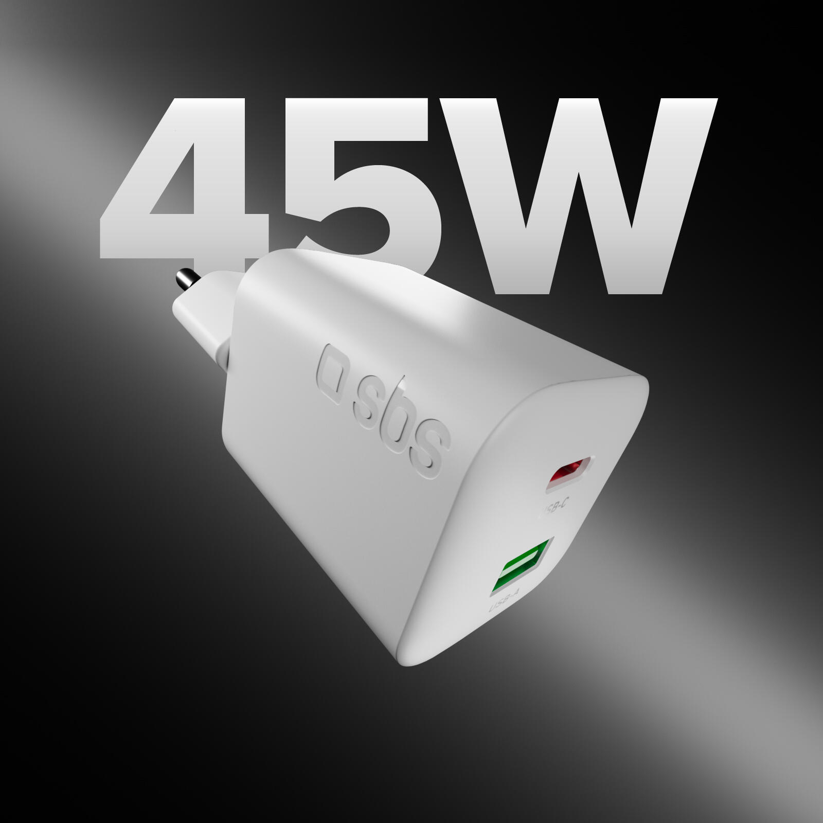 Kit caricatore da parete 45W GaN e Power Delivery, con cavo USB-C 1.5m 2/7