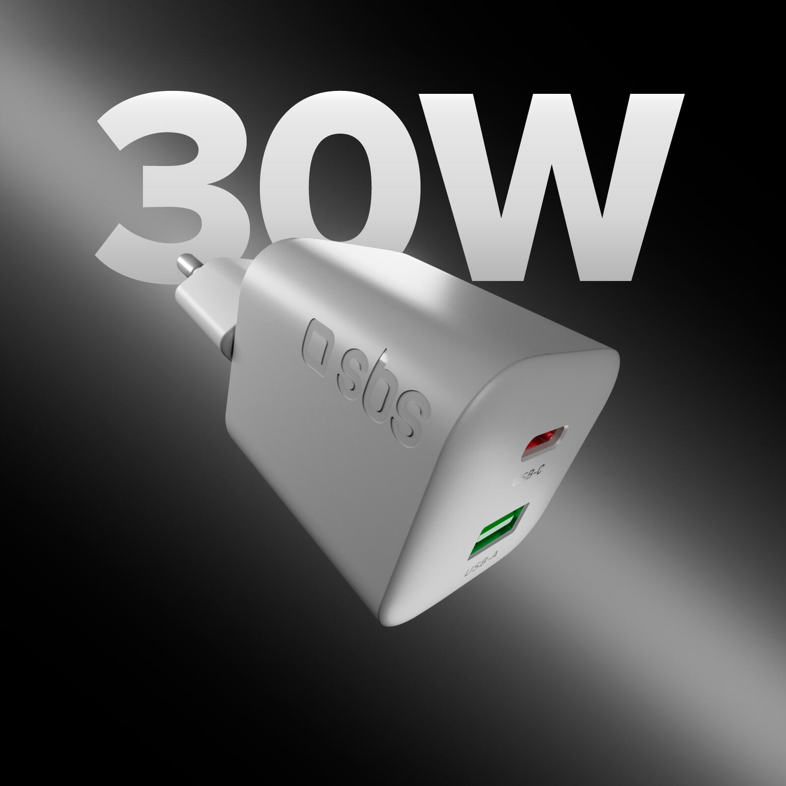 Kit caricatore 30W GaN con cavo USB‑C 1.5m 2/7