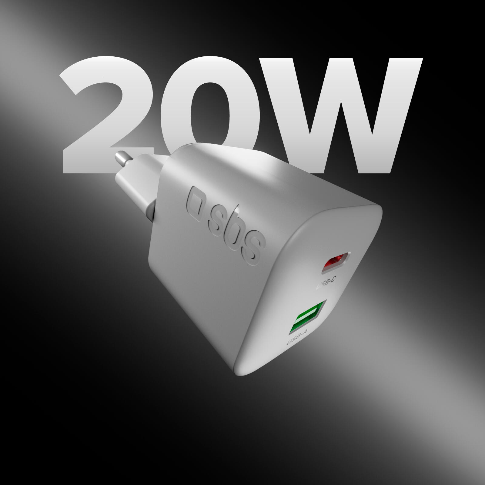 Kit de charge avec chargeur mural 20W GaN Power Delivery et câble USB-C 1,5 m 2/7