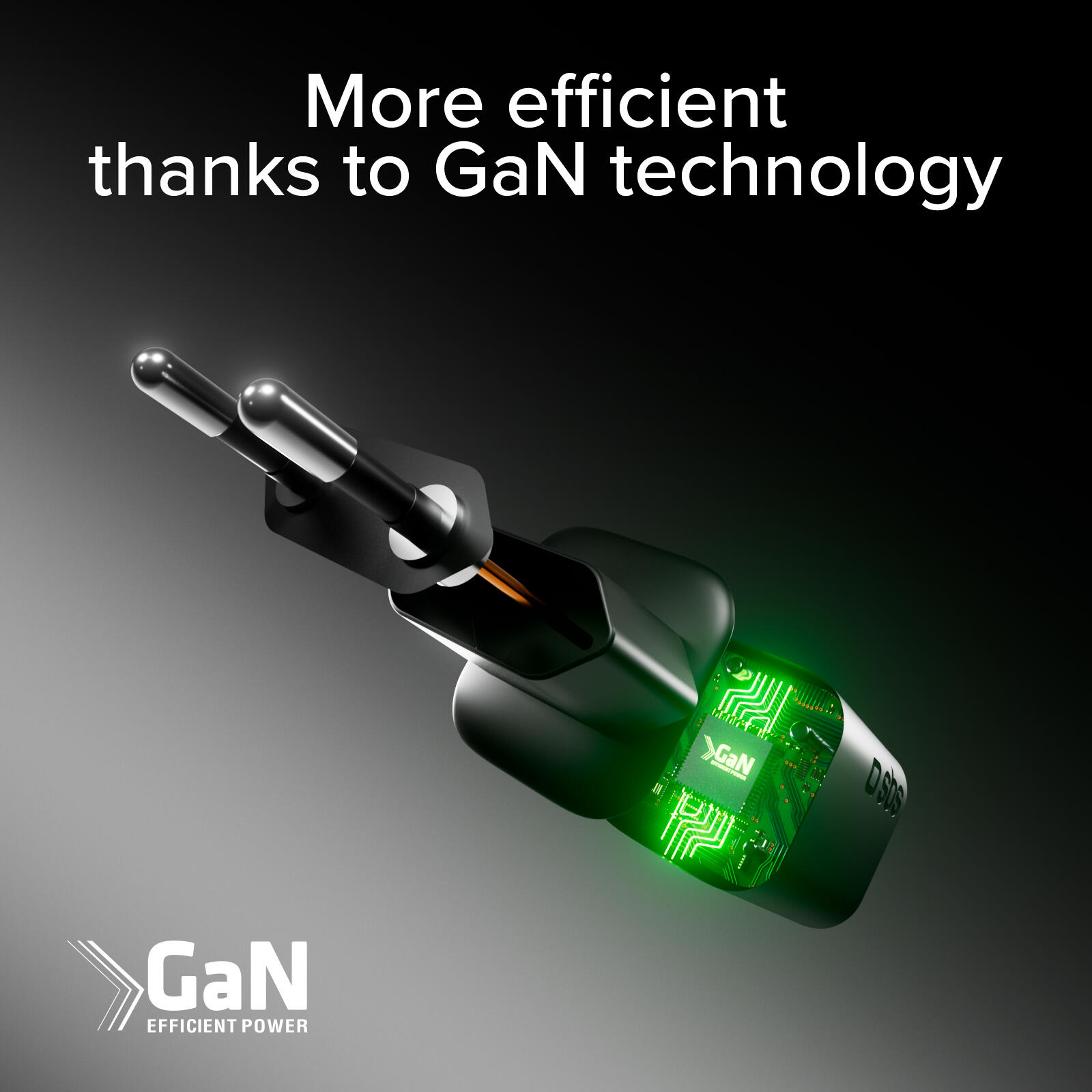 Kit caricatore 65W GaN con cavo USB‑C 1.5m 7/7