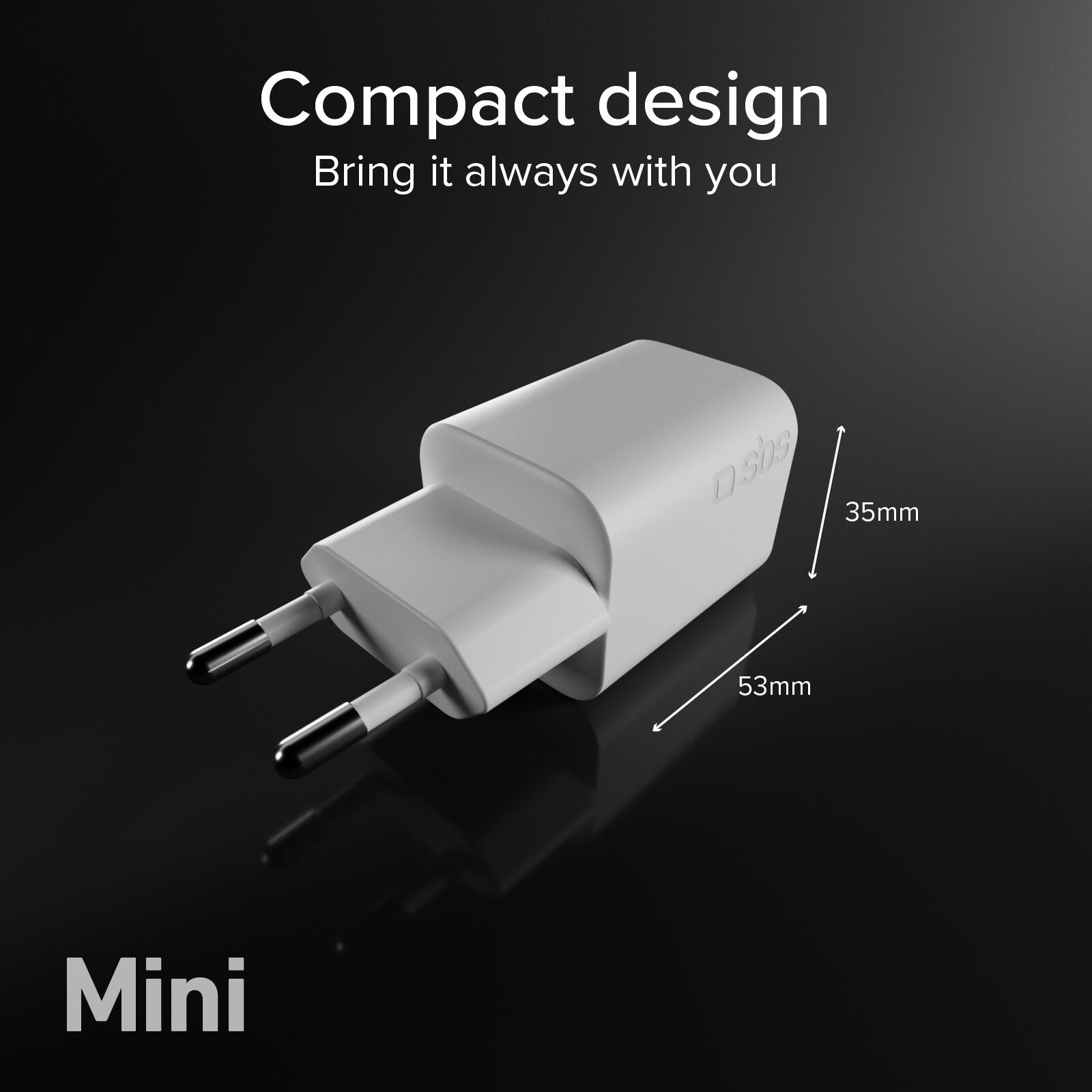 Kit caricatore da parete 45W GaN e Power Delivery, con cavo USB-C 1.5m 6/7
