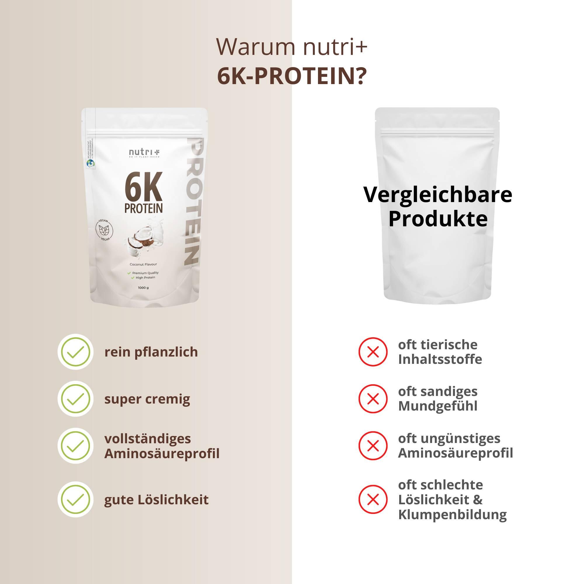 Proteinpulver 6K 1000g - Coconut 5/5