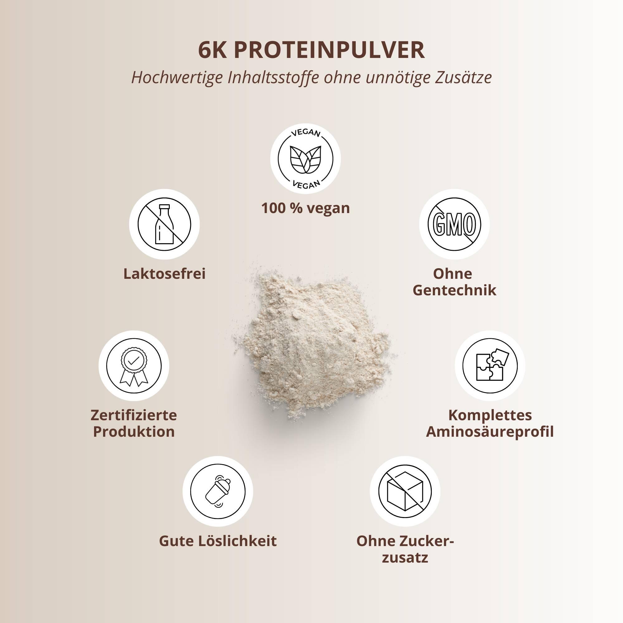 Proteinpulver 6K 1000g - Coconut 4/5