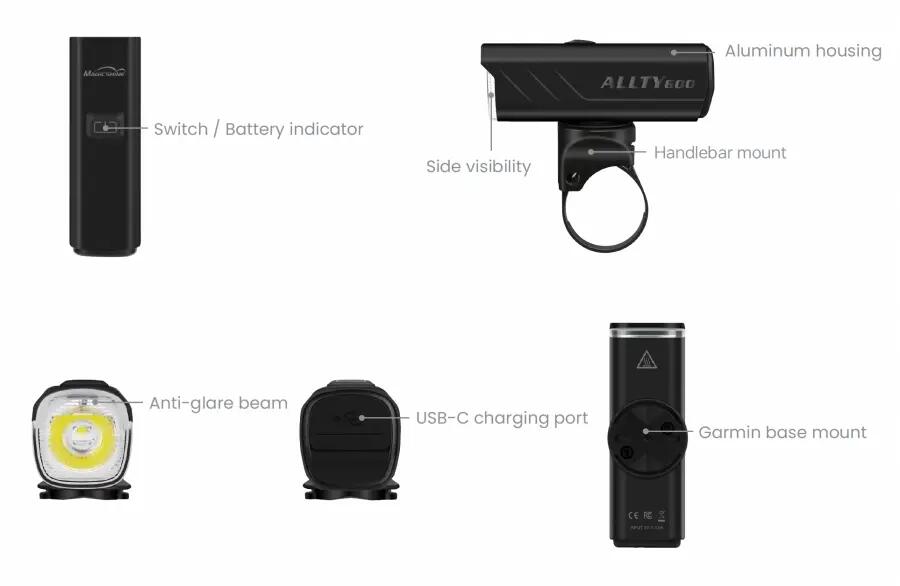 Magicshine ALLTY 600V2.0 Front Light (600 Lumens) -  5