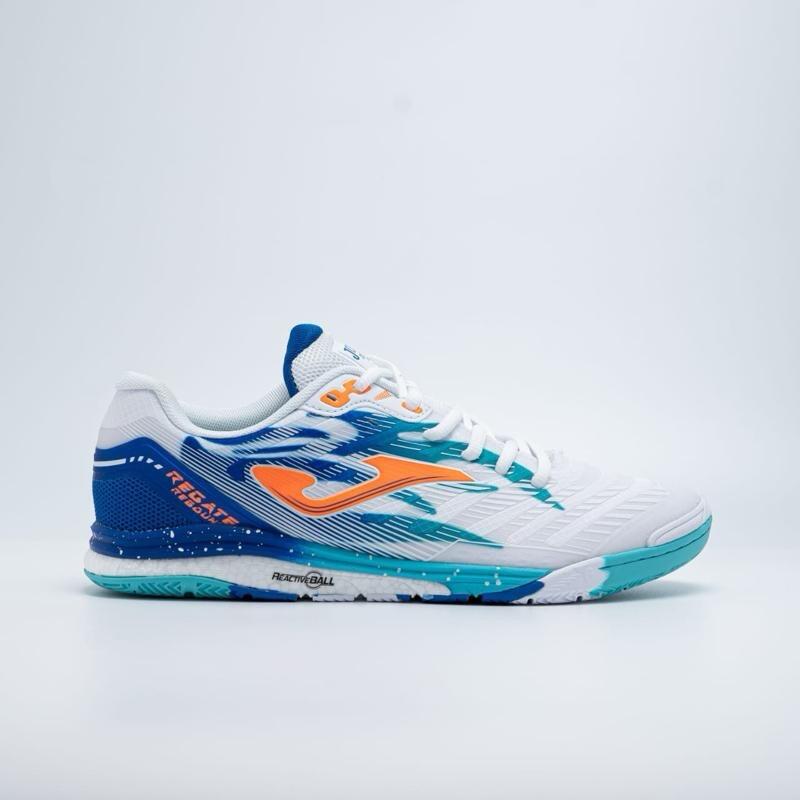 JOMA REGATE REBOUND 2576 FS UNISEX FUTSAL SHOE - WHITE ROYAL